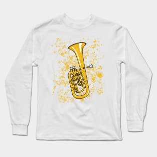 Tenor Horn Teacher Hornist Brass Musician Long Sleeve T-Shirt